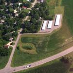 Aerial view of Chad's Storage in Madison Lake, MN